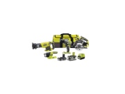 Aku 18 V set (R18DD3 + R18T-0 + RRS1801M + R18CSP + 1 x 5,0 Ah + 1 x 2 Ah batéria + nabíjačka) Ryobi RYOBI R18CK4-252S