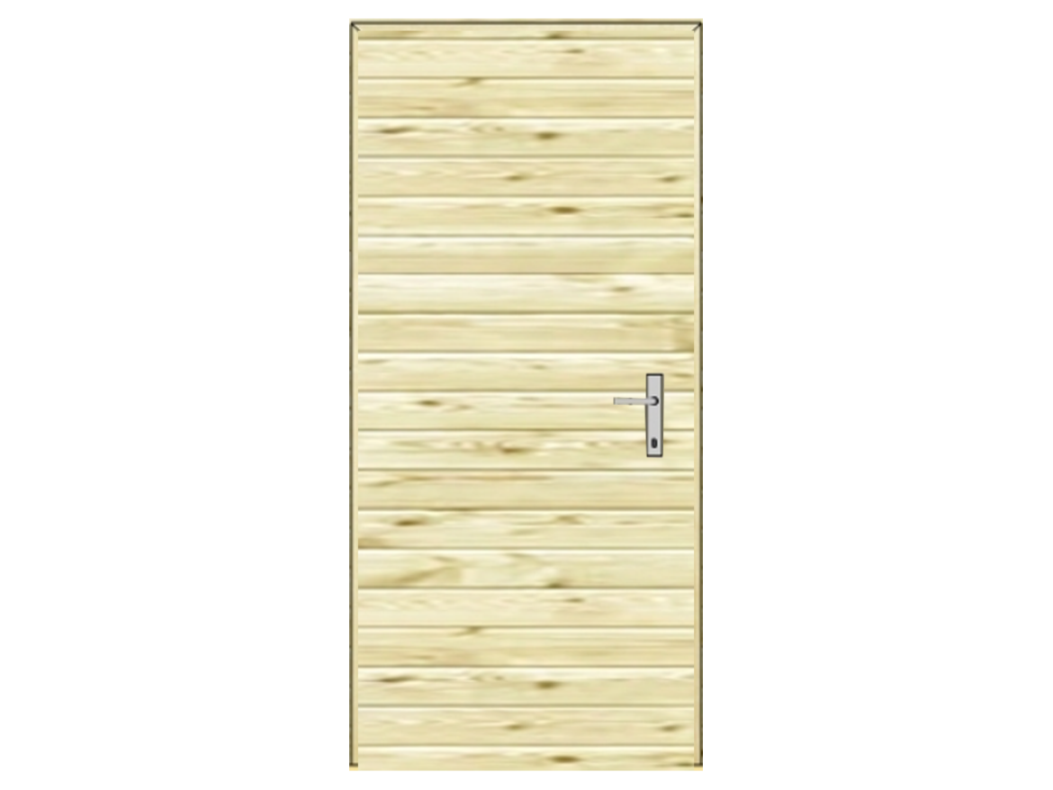 Dveře zahradního domku Bohemit