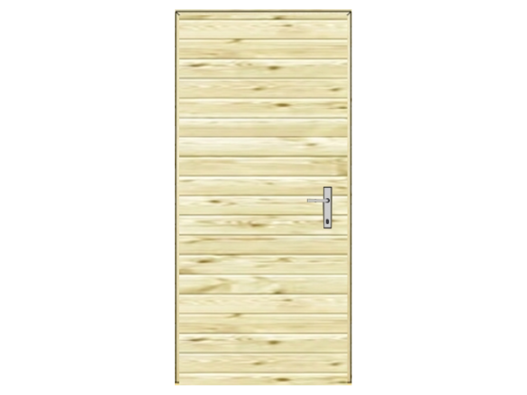 Dveře zahradního domku Bohemit