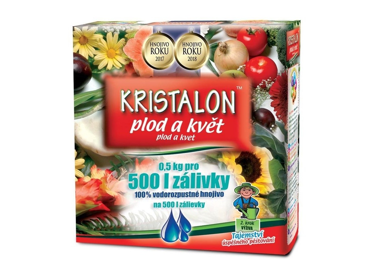 AGRO CS Vodorozpustné hnojivo Kristalon - Plod a Květ 0,5 kg