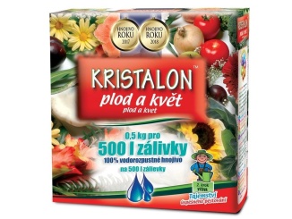 Kertek –  AGRO CS Vodorozpustné hnojivo Kristalon - Plod a Květ 0,5 kg