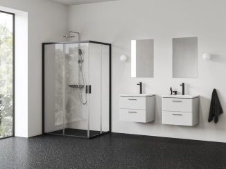 Sprchové kouty –  Ravak NBLRV2K 90, lesk+transparent