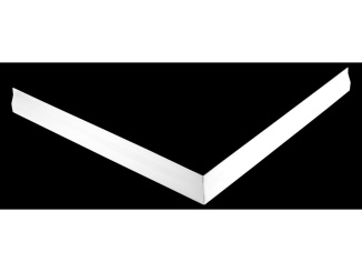 Príslušenstvo –  Lansanit Panel krycí k obdélníkové vaničce, bílý,  LANPANO