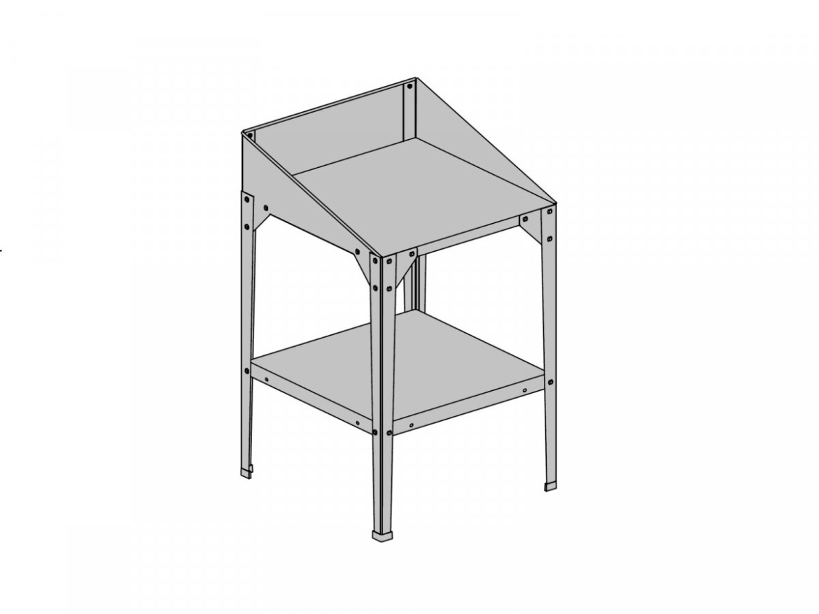 Oceľový regál Scobax Ocelový regál