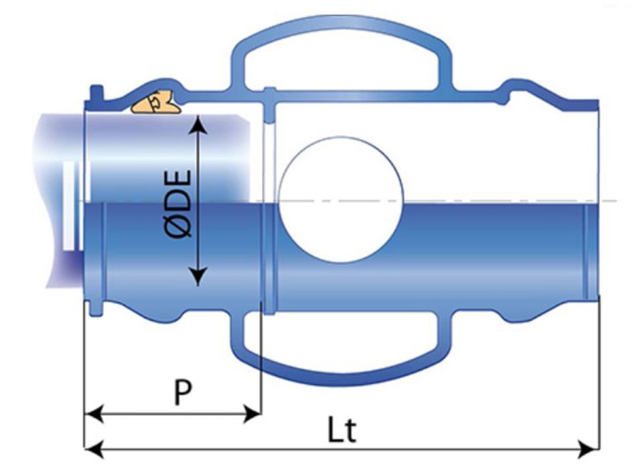 Spojka pro navrtávku PAM Blutop