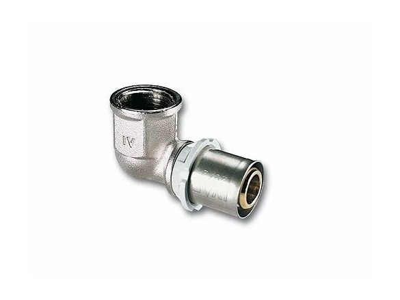 IVAR CS Lisovací koleno 90° Press d 20 × 1/2", vnitřní závit, IVAR.PT 5712, 511006