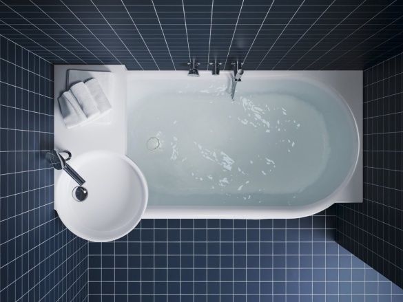 Ravak Umyvadlo ARC 83/43 L, s otvorem pro baterii, bez přepadu