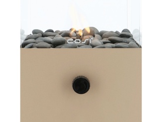 Tűztér –  COSI Cosiscoop čtvercový pískově béžový