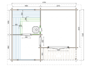 Sauna Tuindeco Juuka 40