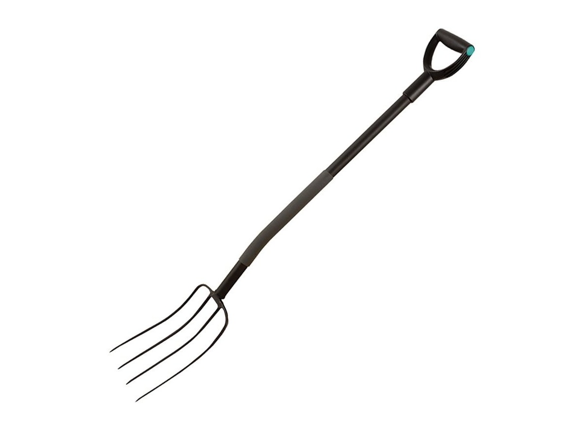 Floraland Vidle ocelové 4 hroté s kovovou násadou Greenmill GR9116