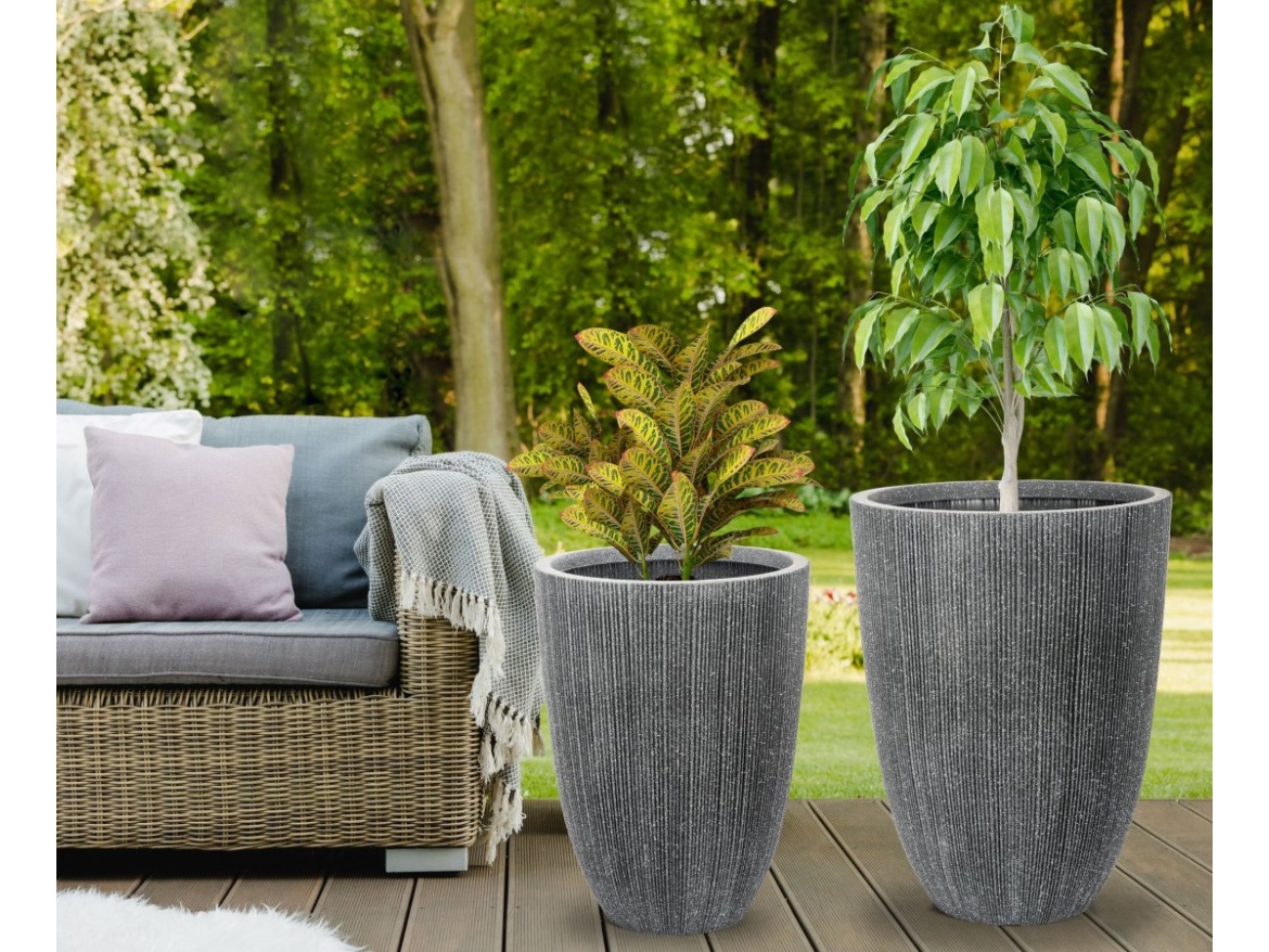 G21 Květináč  Lava Cone 37 x 37 x 48,5