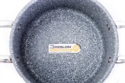 G21 Pánev  Gourmet Miracle 28 cm s poklicí, nerez/greblon