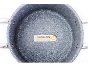 G21 Pánev  Gourmet Miracle 28 cm s poklicí, nerez/greblon