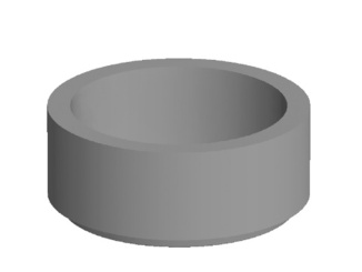 Kasi belépése –  Kasi DN 450 (bez vývodu) 195 mm