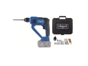 Aku 20 V IXES vŕtacie kladivo SDS Plus 3v1 s príklepom, kufrom a príslušenstvom (bez batérie a nabíjačky) Scheppach C-RHD130-X