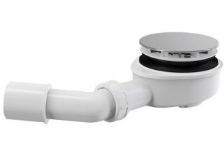 Sanitárna inštalácia – Alcadrain Vaničkový sifon A491CR 90, odpad 40/50 mm, chrom, A491CR