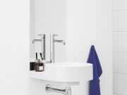 Ravak ES 015.61GLB Umyvadlová stojánková baterie BeCool 340 mm bez výpusti, zlato kartáčované