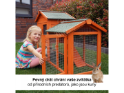 Scobax Dřevěná králíkárna JINCE, 2100x540x855 mm