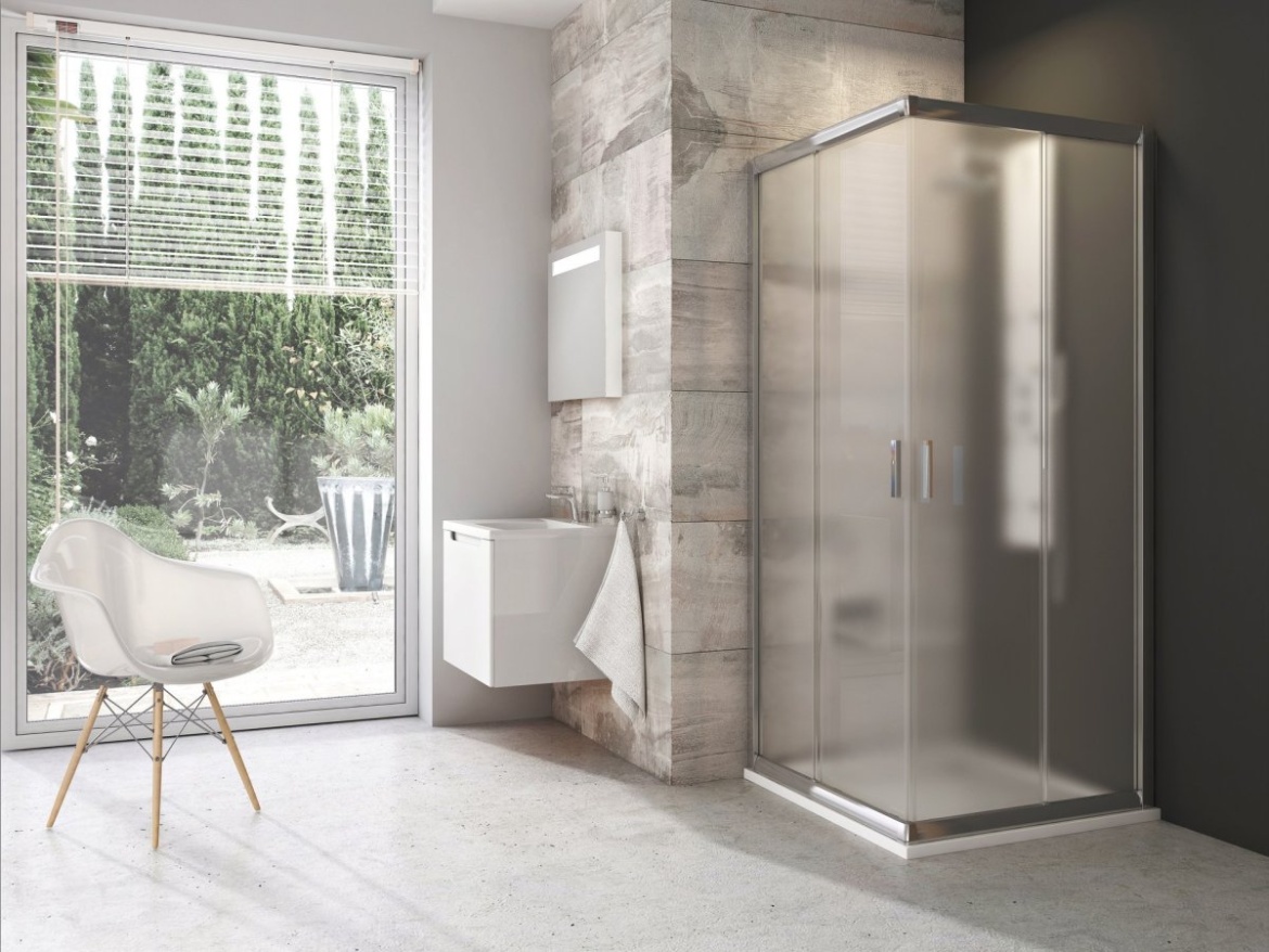 Ravak BLRV2 80x80, lesk+transparent