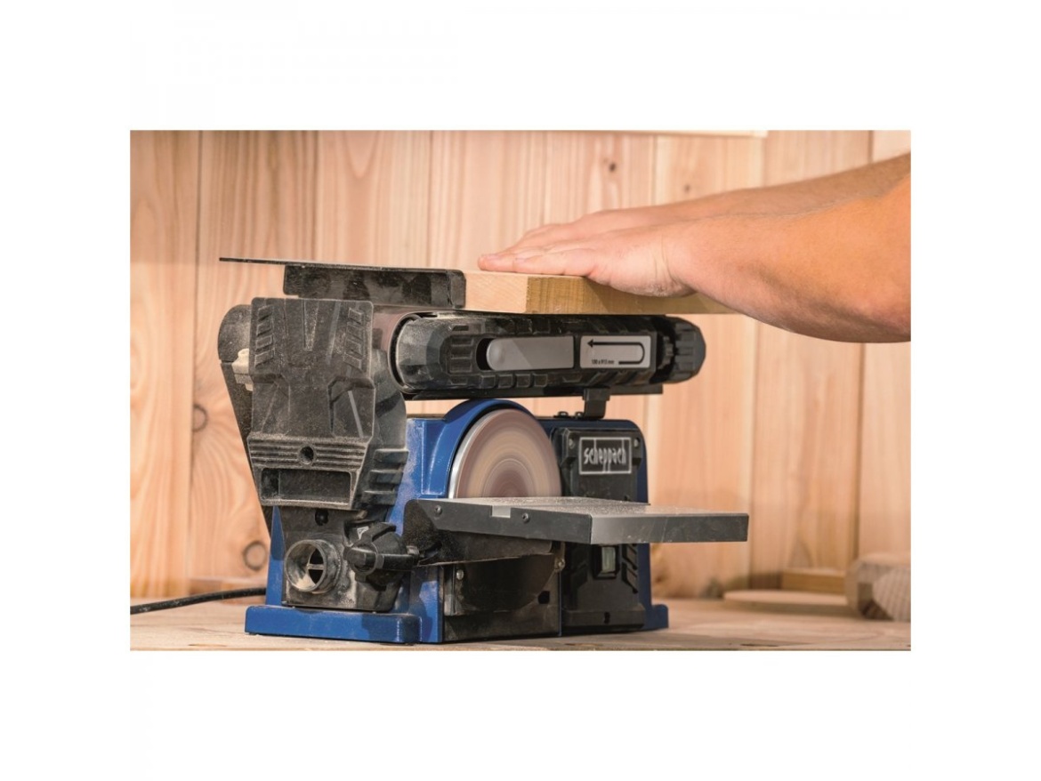 Multifunkční pásová a čelní bruska Scheppach BTS 900