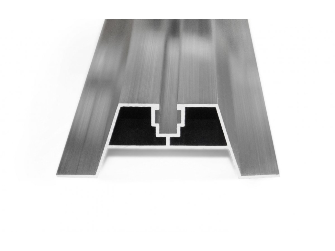 G21 Hliníkový profil  pro trapézovou střechu a čtyřhrannou matku, šíře 114mm, 6 m