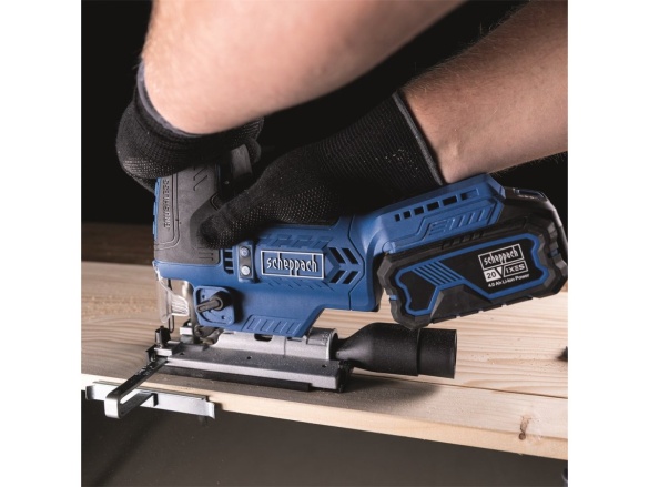 Aku 20 V IXES přímočará pila (bez baterie a nabíječky) Scheppach BC-JS254-X