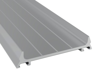 Příslušenství pro Zaklapávací krycí lišta Covestro ALU-Low (horní část) 5950 mm x 60 mm, antracit