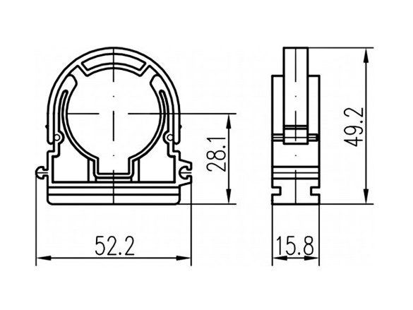 Příchytka Chuděj D16-32 M6-Z