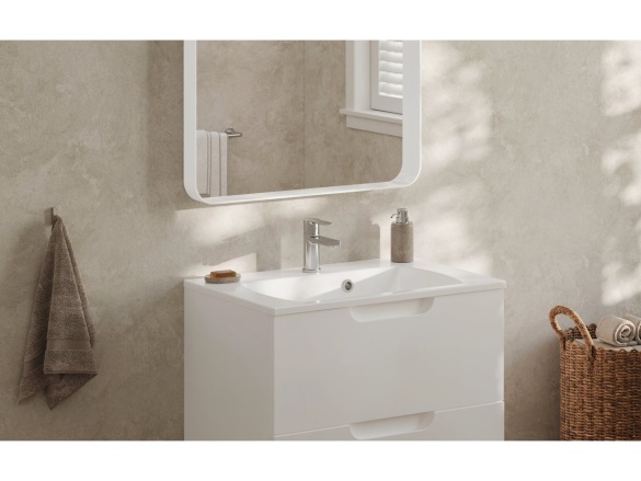 Ravak SL 012.20BLM Umývadlová batéria 135 mm bez odtokovej armatúry, čierna matná