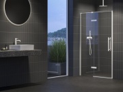 Ravak COSD2 110, čierna+transparent