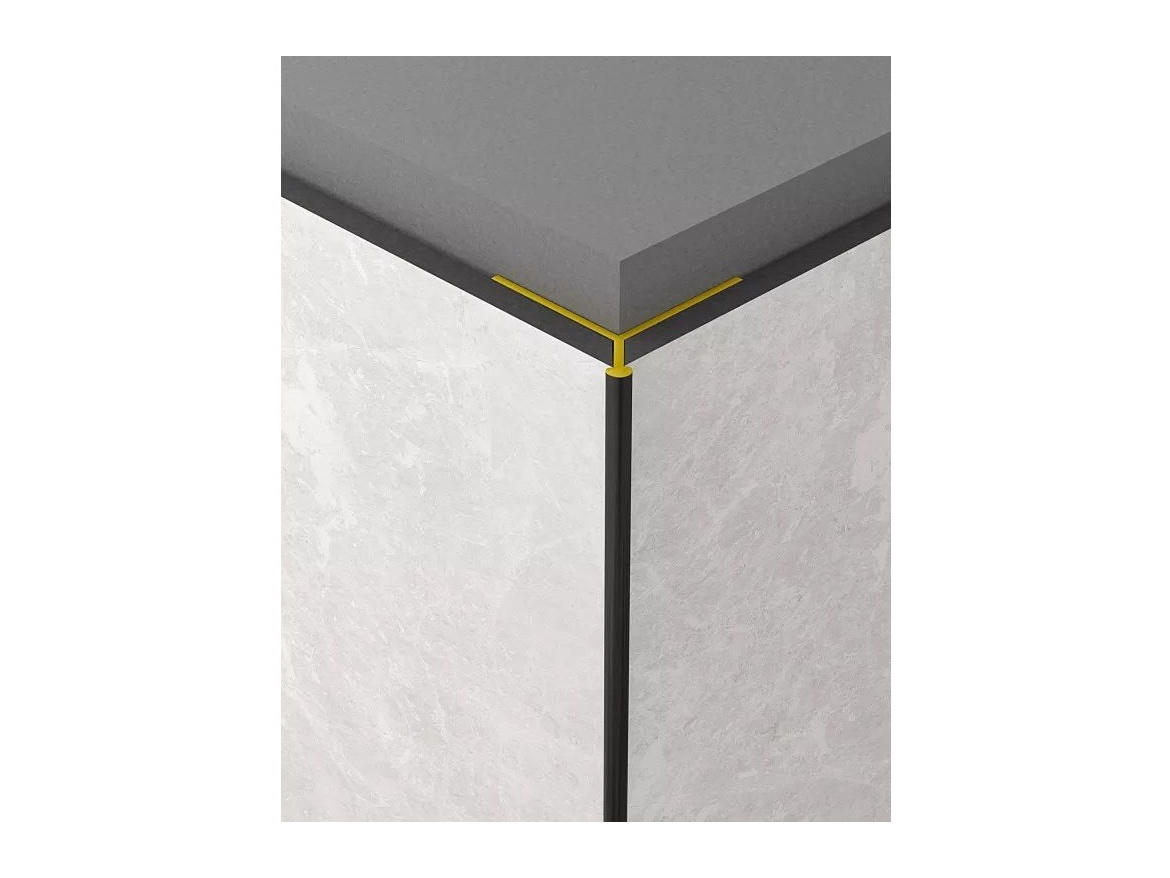 Kronospan Rocko hliníkový profil pro vnější roh - šipka 45°