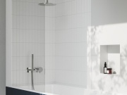 Ravak ES 065.20GB.O2.RB07D.+S Podomítková baterie 2-cestná bez tělesa, se sprchovým setem, Graphite Brushed