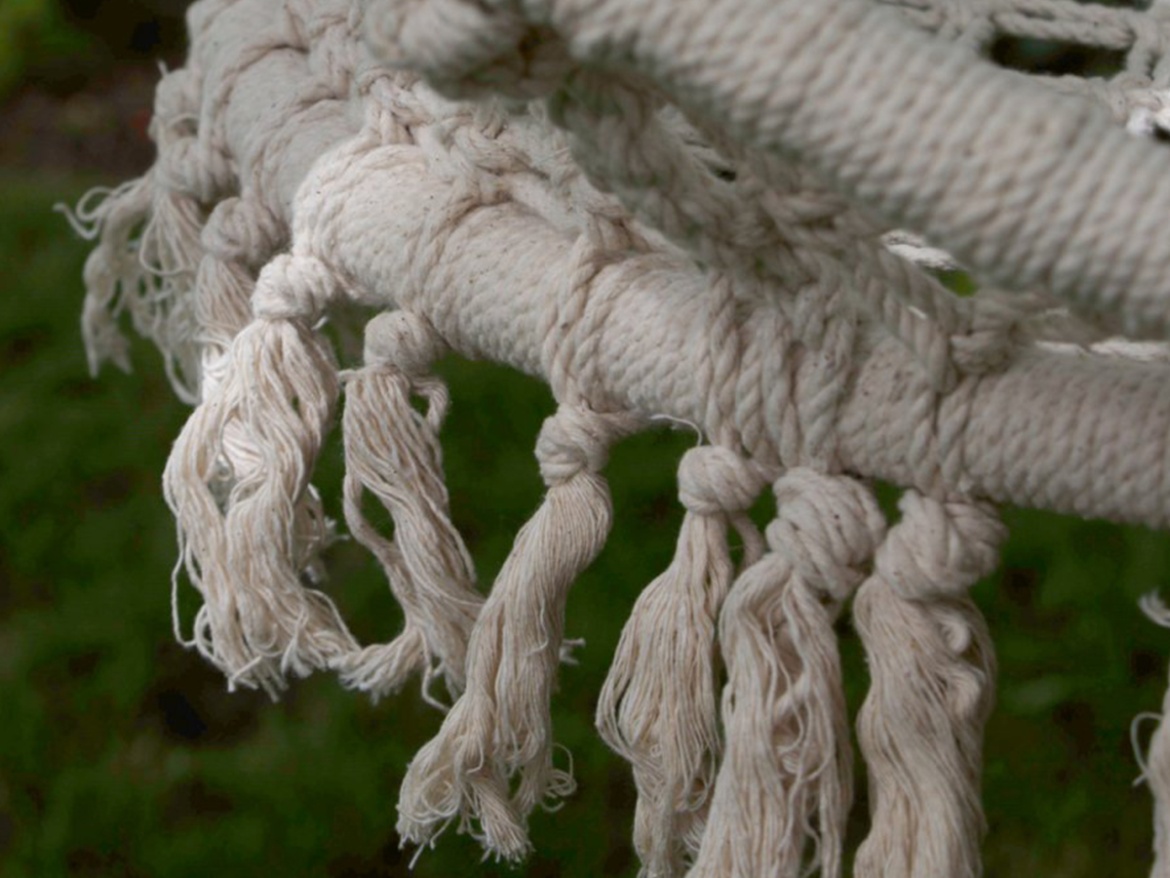 Závesné kreslo Hamaka Macramé