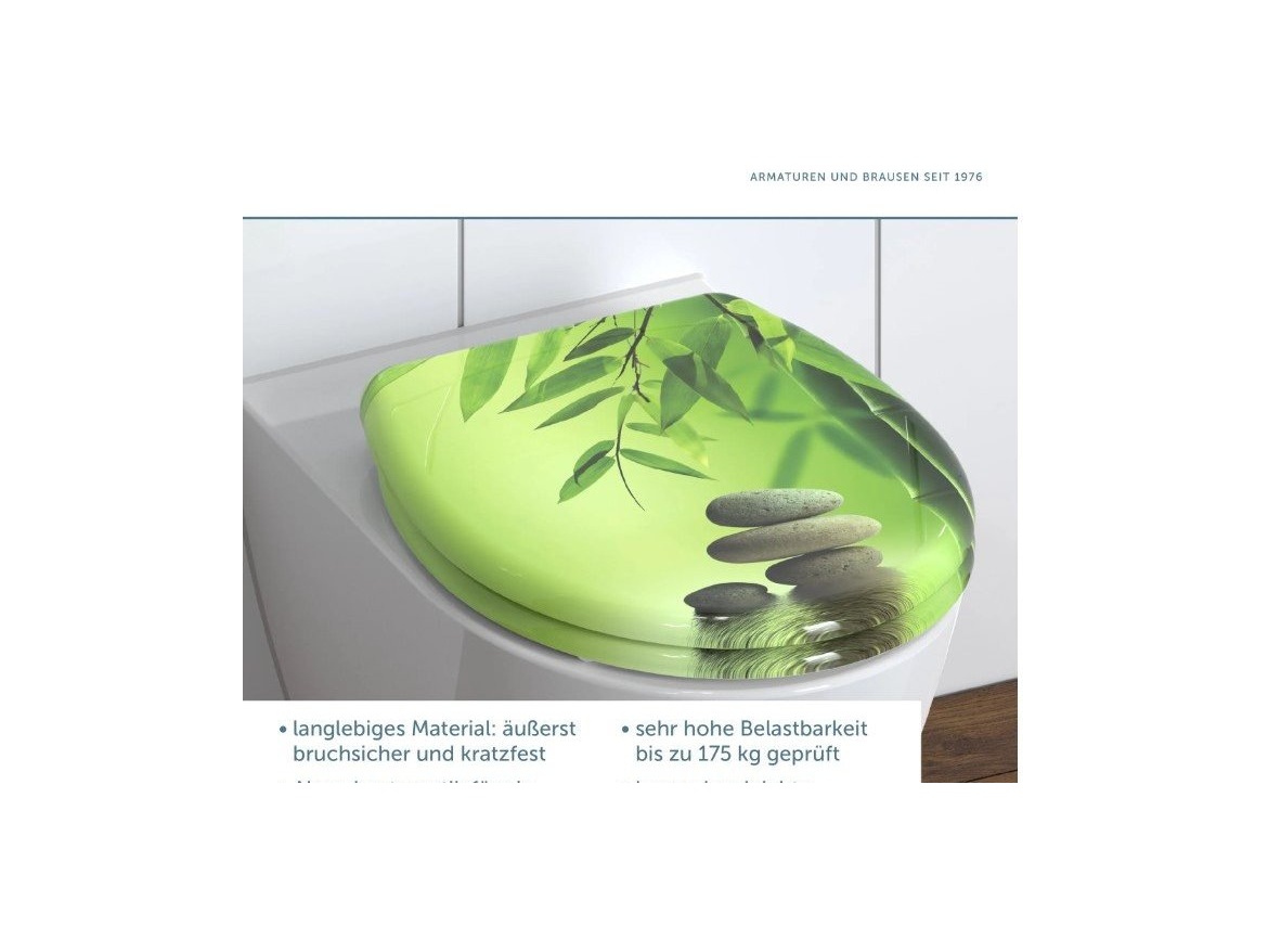 WC sedátka, záchodová prkna Schütte GREEN GARDEN | Duroplast, Soft Close