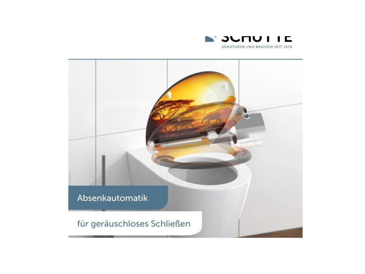 WC sedátka, záchodová prkna Schütte AFRICA | Duroplast, Soft Close