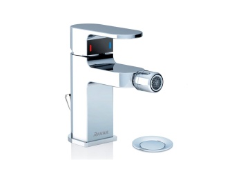 Vodovodní baterie –  Ravak CR 055.00CR Bidetová batéria 140 mm s odtokovou armatúrou, chróm