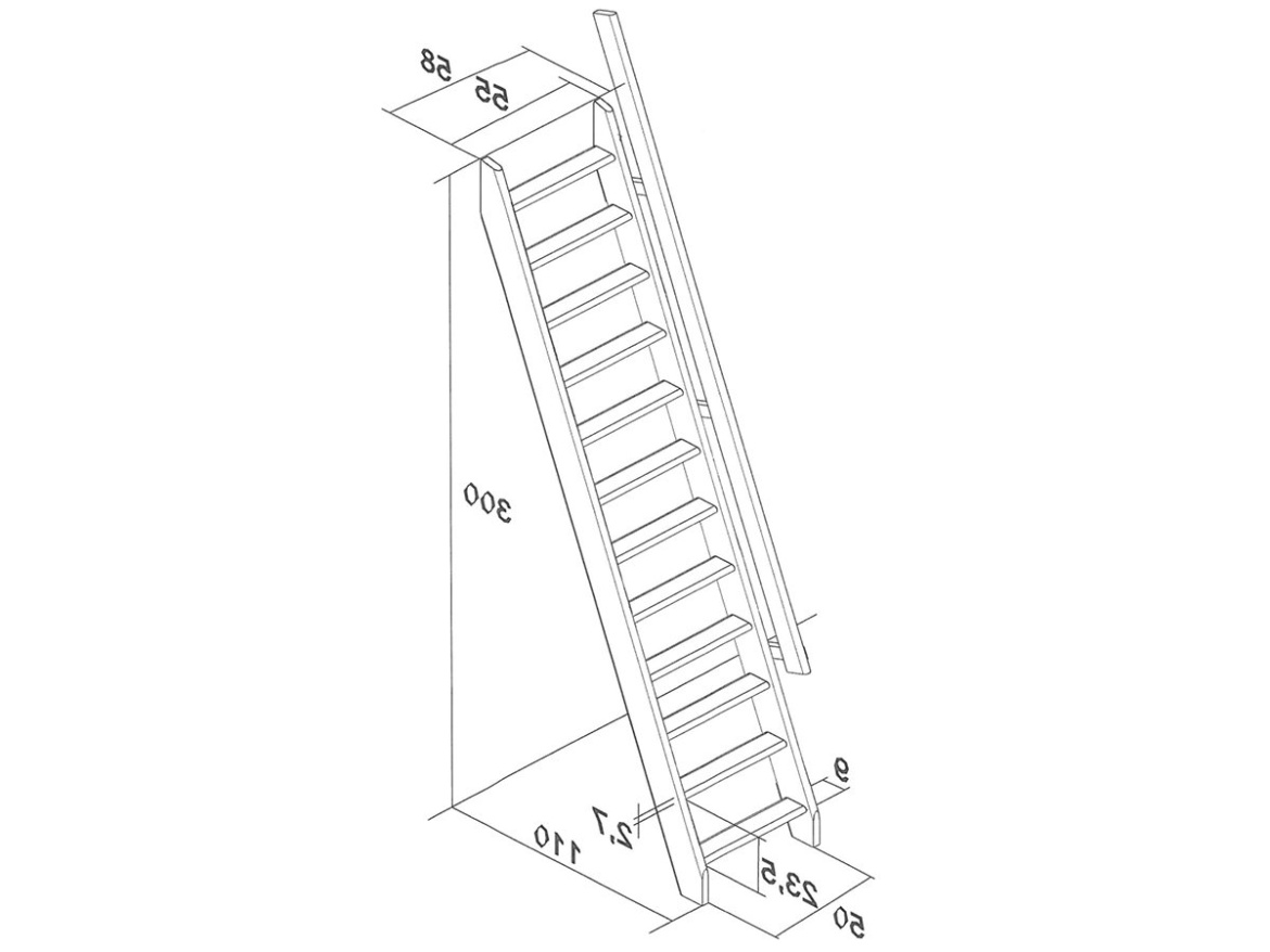 Žebříkové schody Scobax Flexi