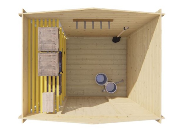 Dřevěný zahradní domek Tuindeco Irina