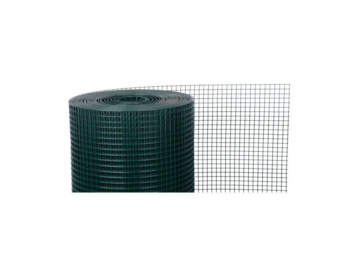 Scobax Pletivo PVC 500/10x10/0,8 mm, 10 m, zelené, čtyřhranné, zahradní, chovatelské