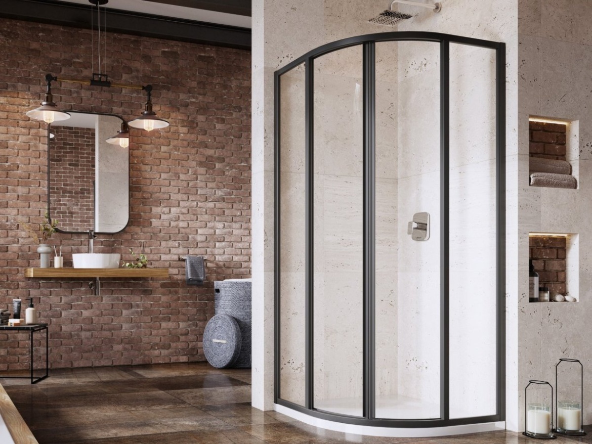 Ravak SKCP4 90x90 195, satin+transparent