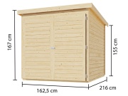 Garáž Karibu Fahrradgarage