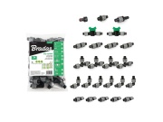 Bradas Sada spojek 16mm s převlečnou matkou, 24ks