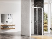 Ravak MSD2 100 P, lesk+transparent