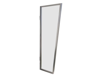 MN/NO B1 akril –  Guttavordach B1 akryl boční stěna stříbrná / čirá 200 x 60 cm