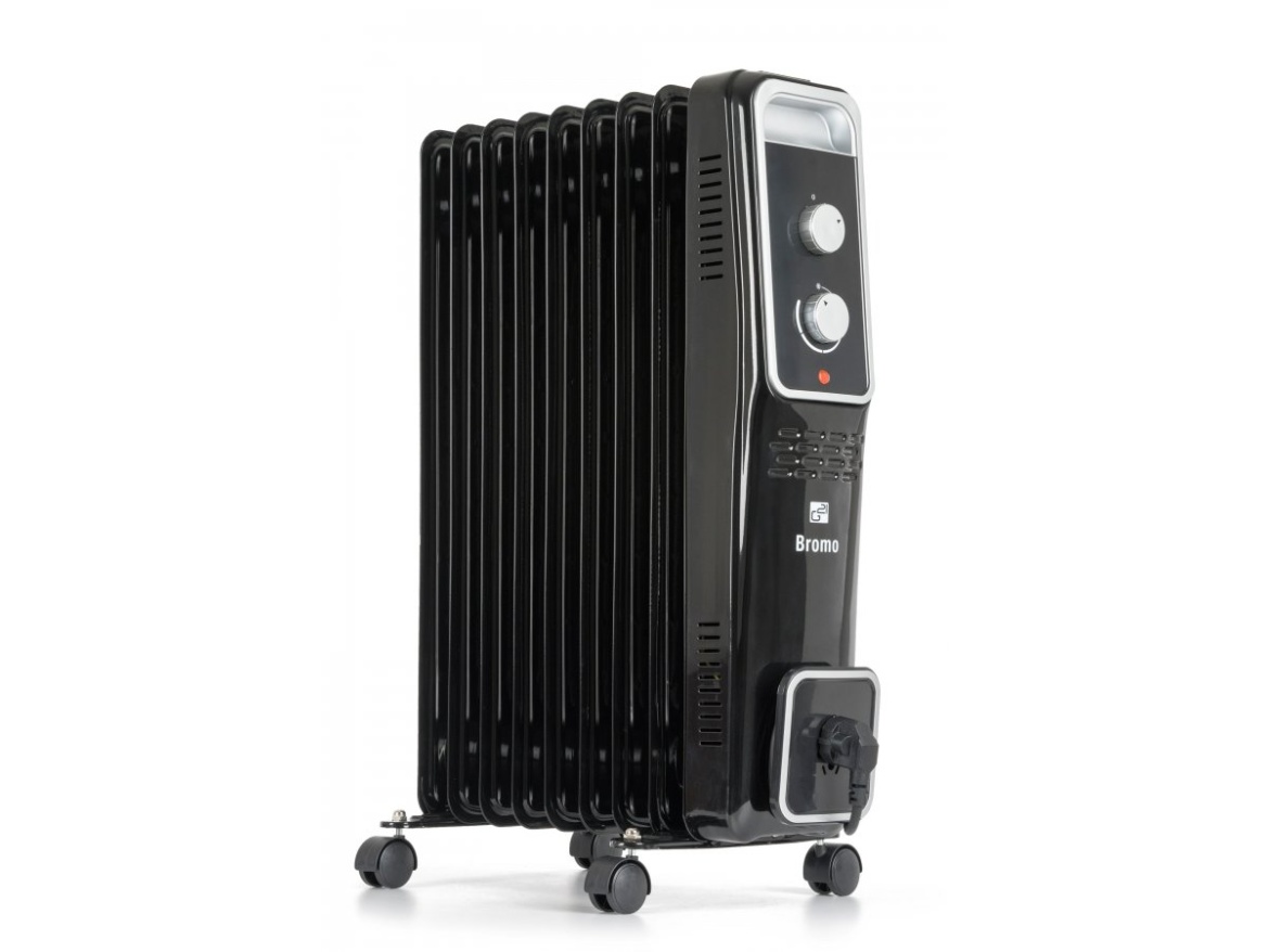 G21 Olejový radiátor  Bromo černý, 9 žeber, 2000 W