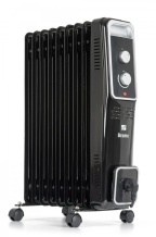 G21 Olejový radiátor  Bromo černý, 9 žeber, 2000 W