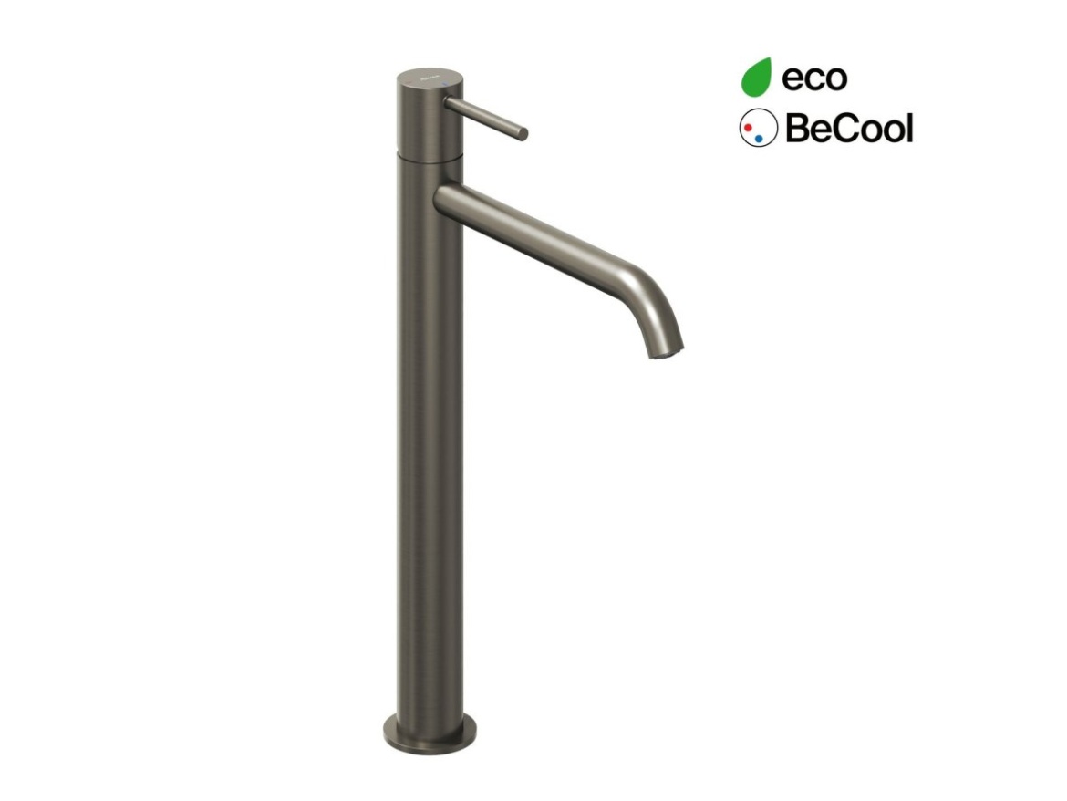 Ravak ES 015.11WV Umyvadlová stojánková baterie BeCool 340 mm bez výpusti, White Velvet