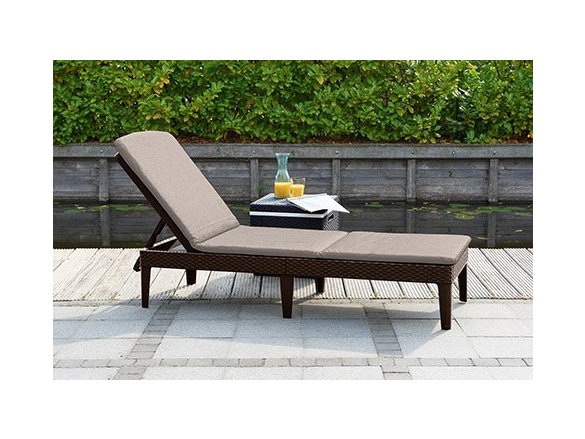 Keter Lehátko  Jaipur hnědé s polstrem