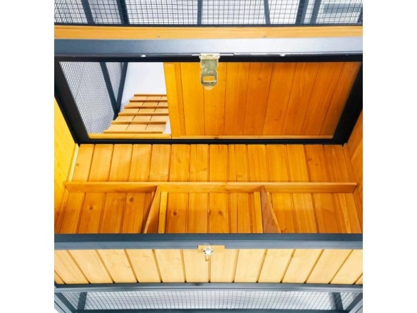 Kurník Scobax Dřevěný mobilní kurník GAUN ANKARA 10380