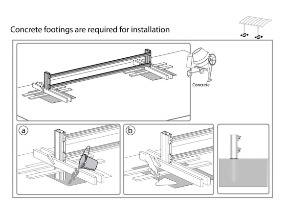 Prístrešok na auto Scobax Arizona